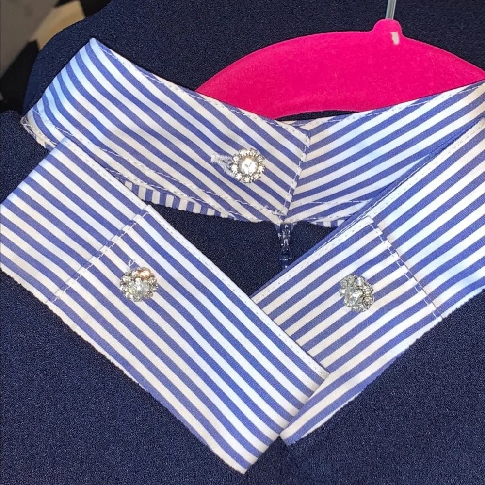 Sandro “Gigi” blue crepe dress 3(US L) - Picture 4 of 6